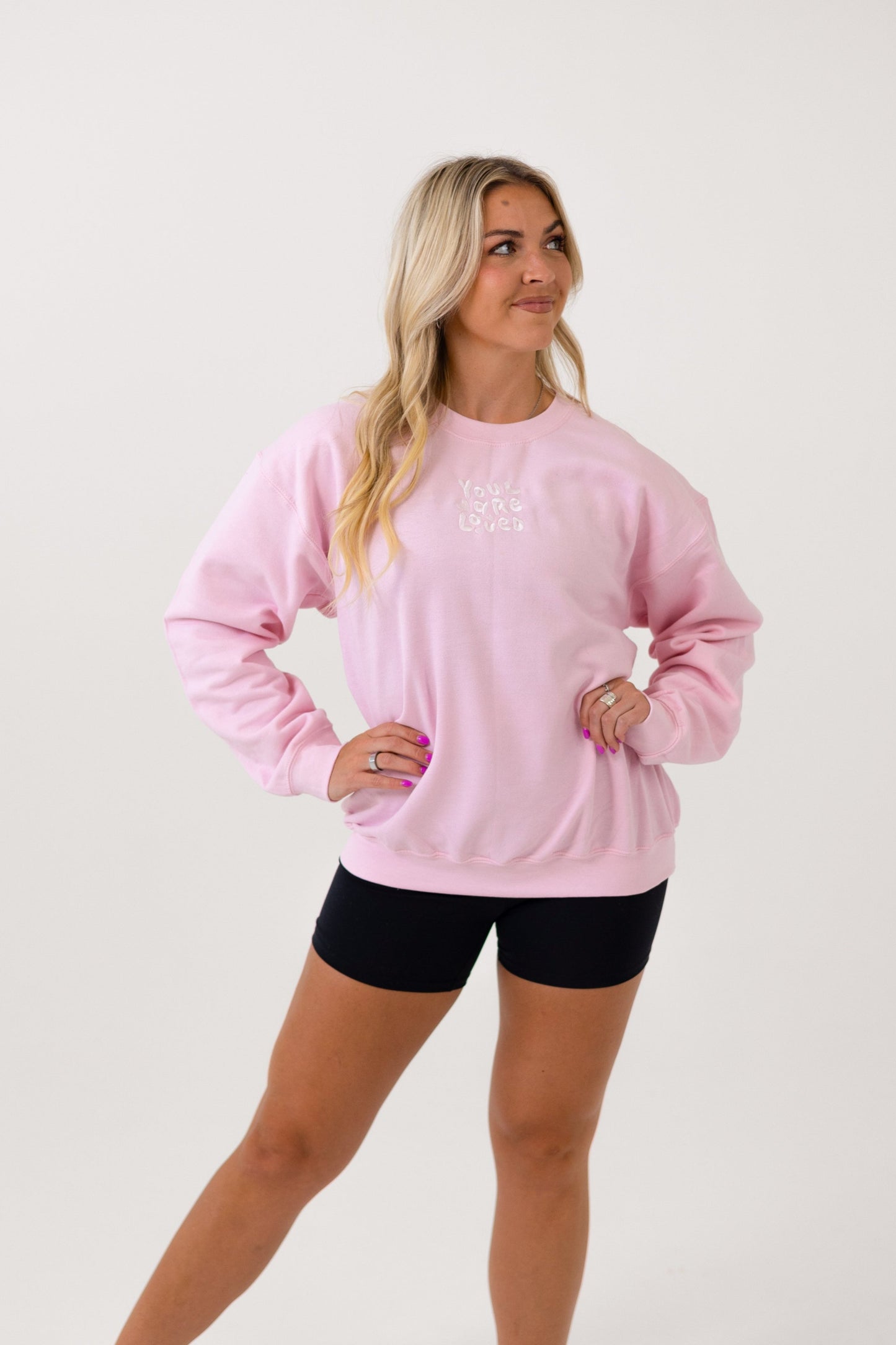 You Are Loved Bubble Crewneck
