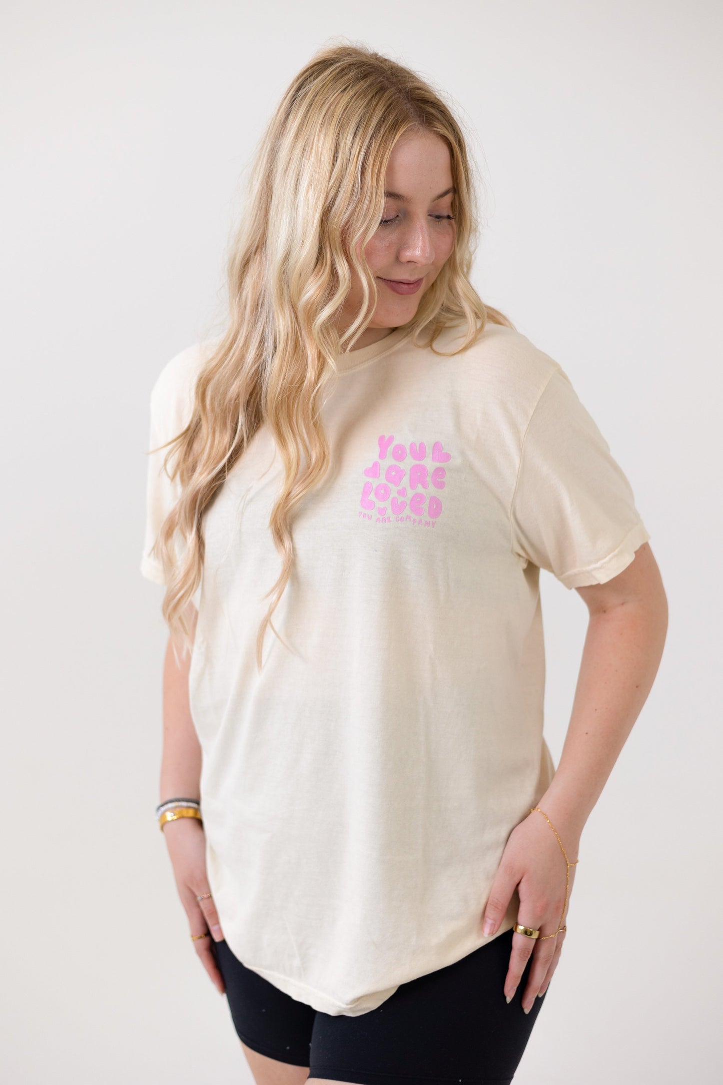 You Are Loved Bubblegum Tee