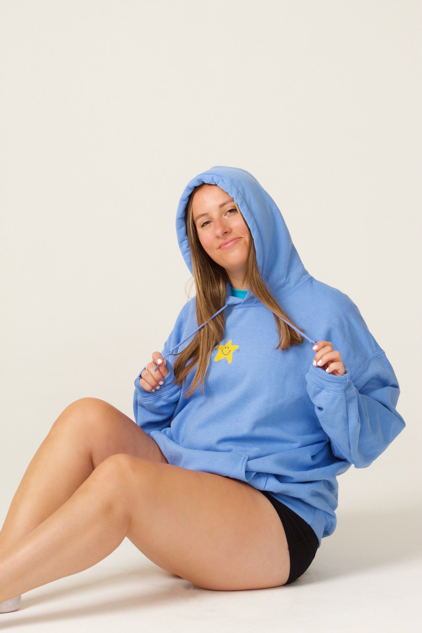 The Funky Star Hoodie | Blue