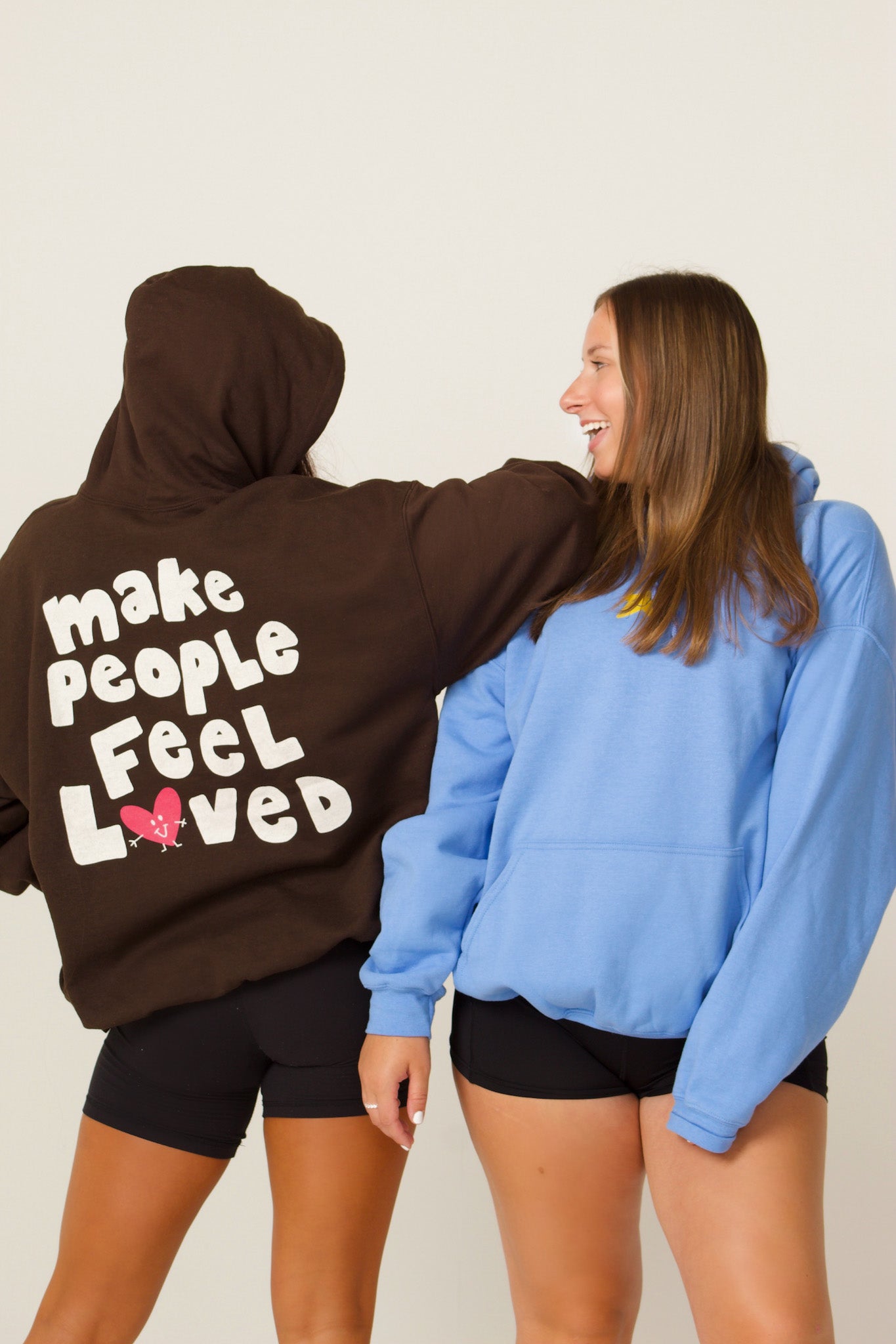 The Funky Heart Hoodie | Brown