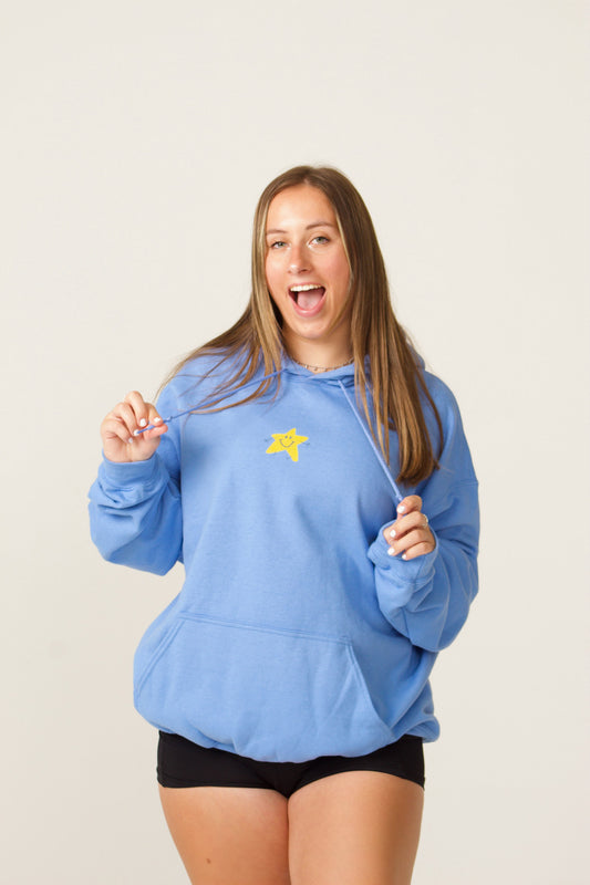 The Funky Star Hoodie | Blue