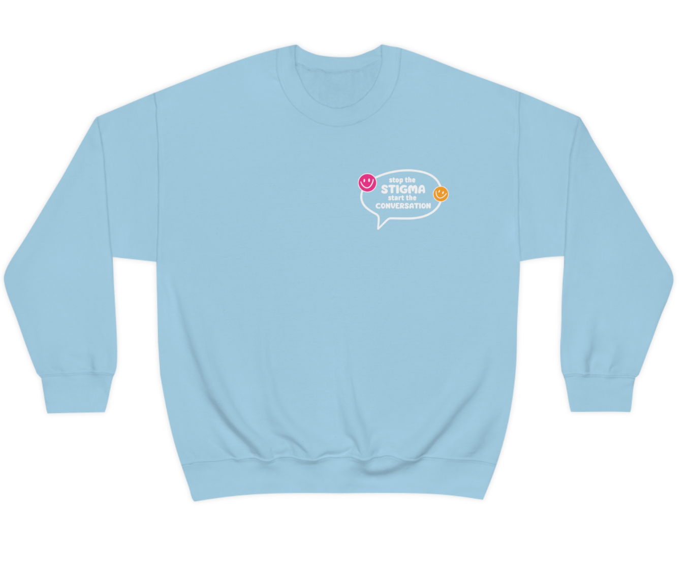 Blue Crewneck | Design #1