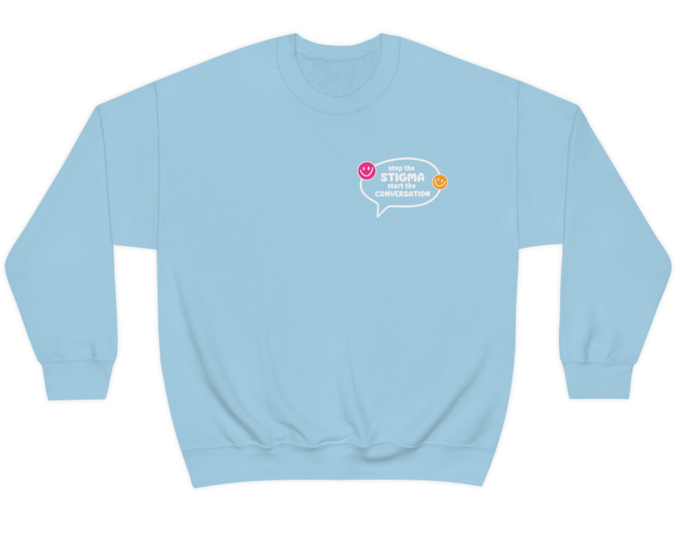 Blue Crewneck | Design #2