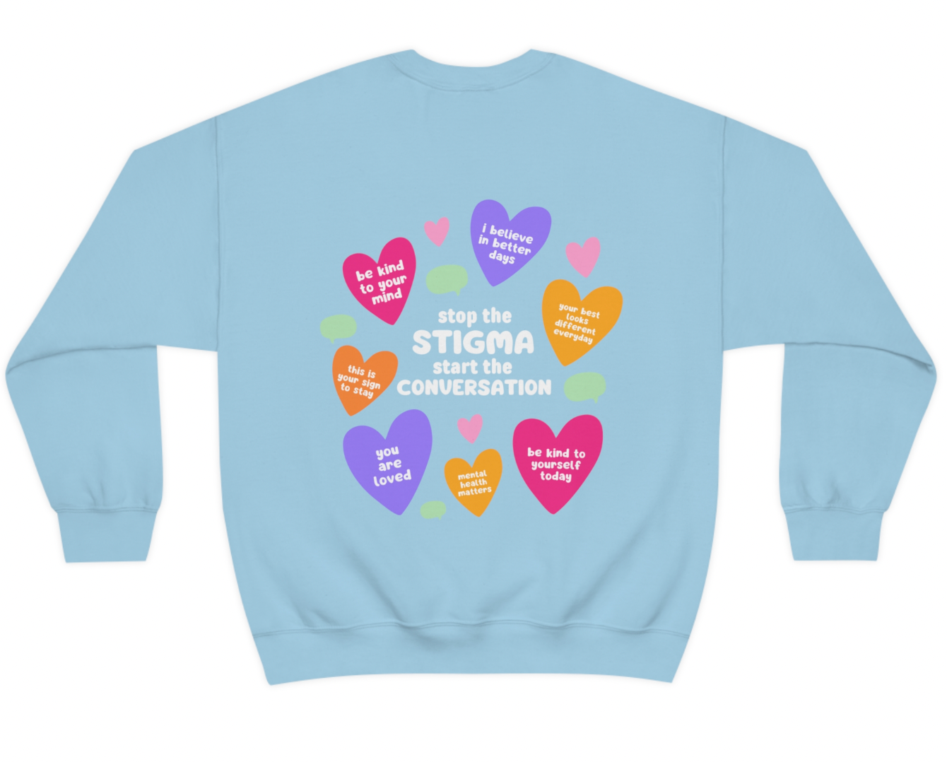 Blue Crewneck | Design #2