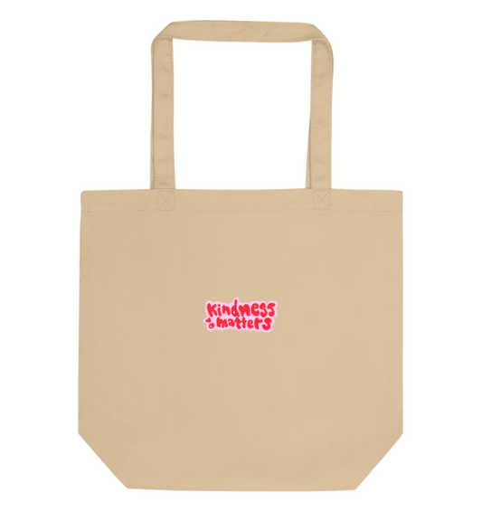 Kindness Matters Embroidered Tote
