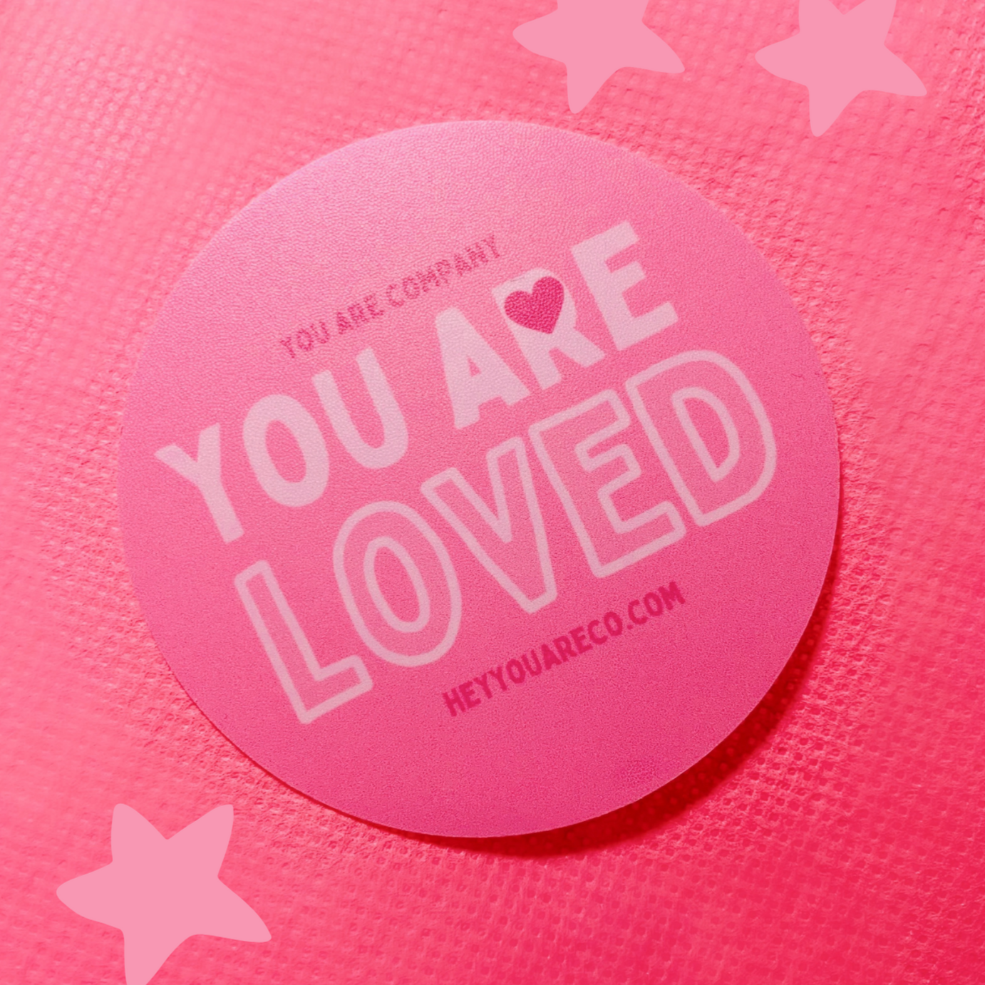 you are loved sticker