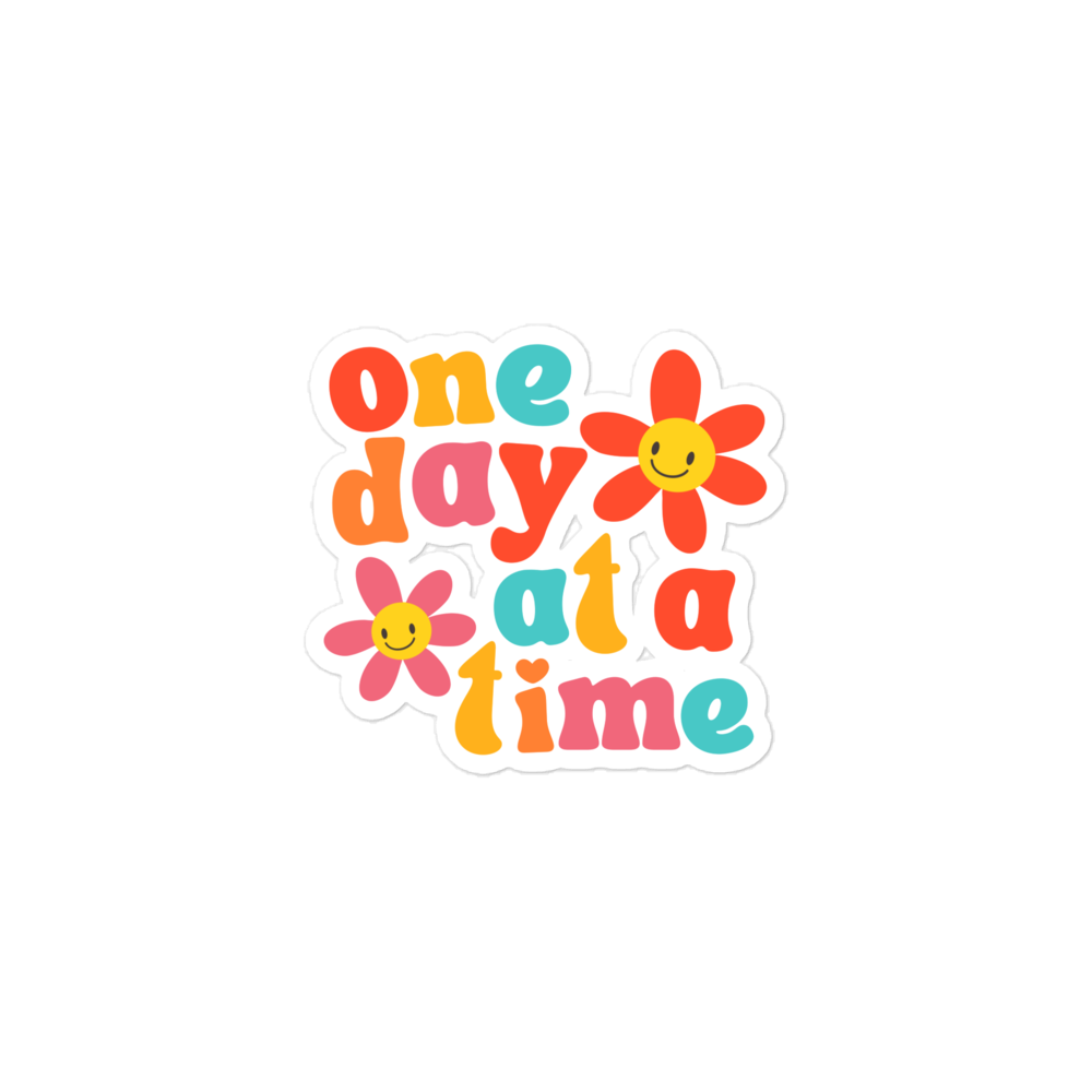 One Day Retro Sticker