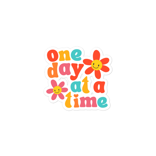 One Day Retro Sticker