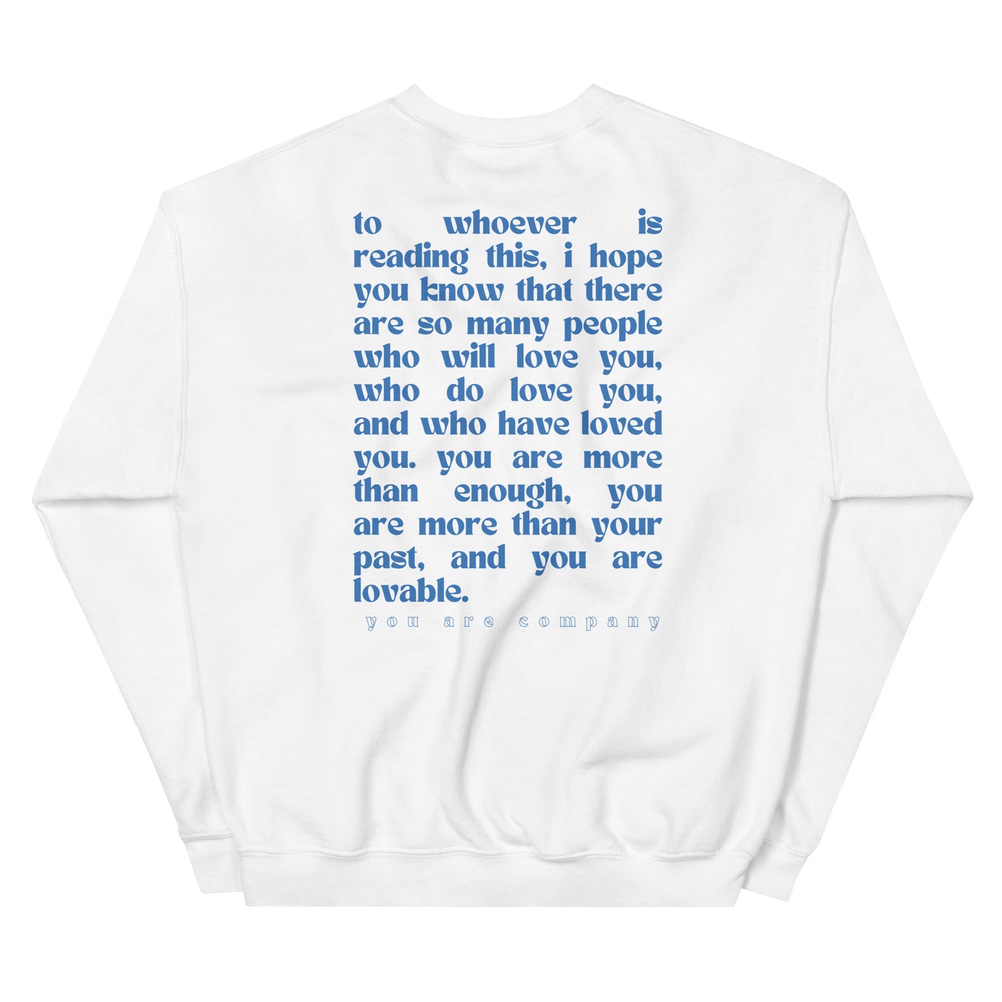 I HOPE YOU KNOW Crewneck | Indigo