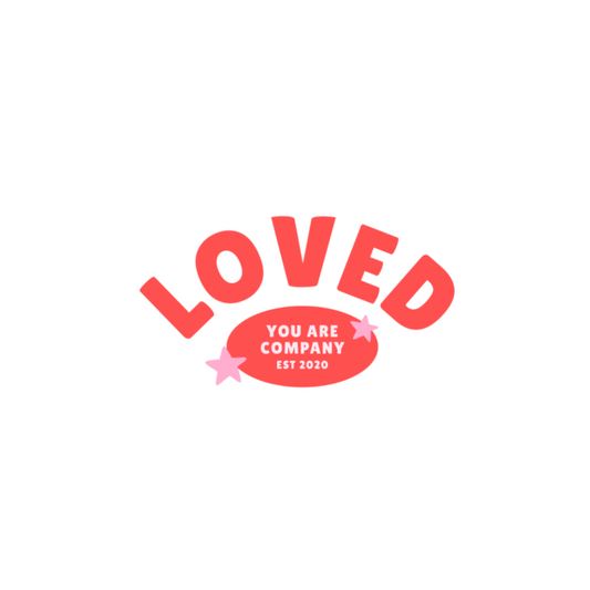 LOVED Sticker | Red