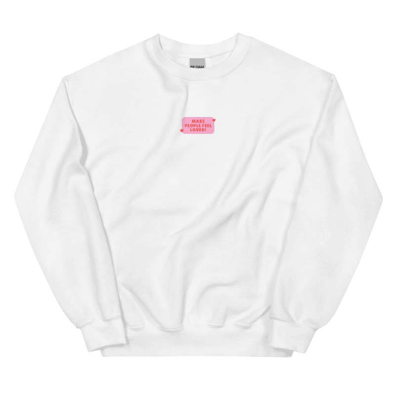 MPFL! Embroidered Crewneck | White
