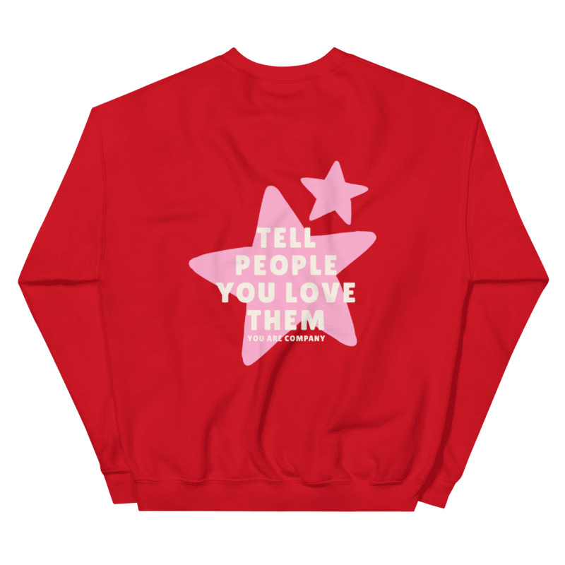 MPFL Embroidered Star Crewneck | Red