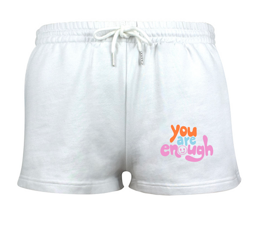 You Are Co. x LTBMH Sweat Shorts | White