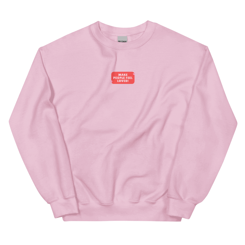 MPFL! Embroidered Crewneck | Bubblegum