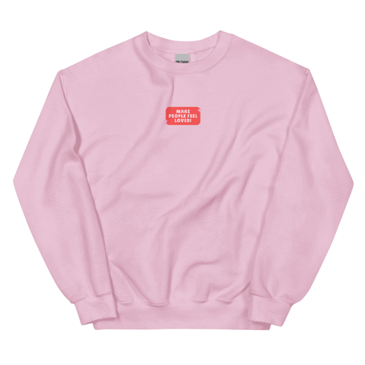 MPFL! Embroidered Crewneck | Bubblegum