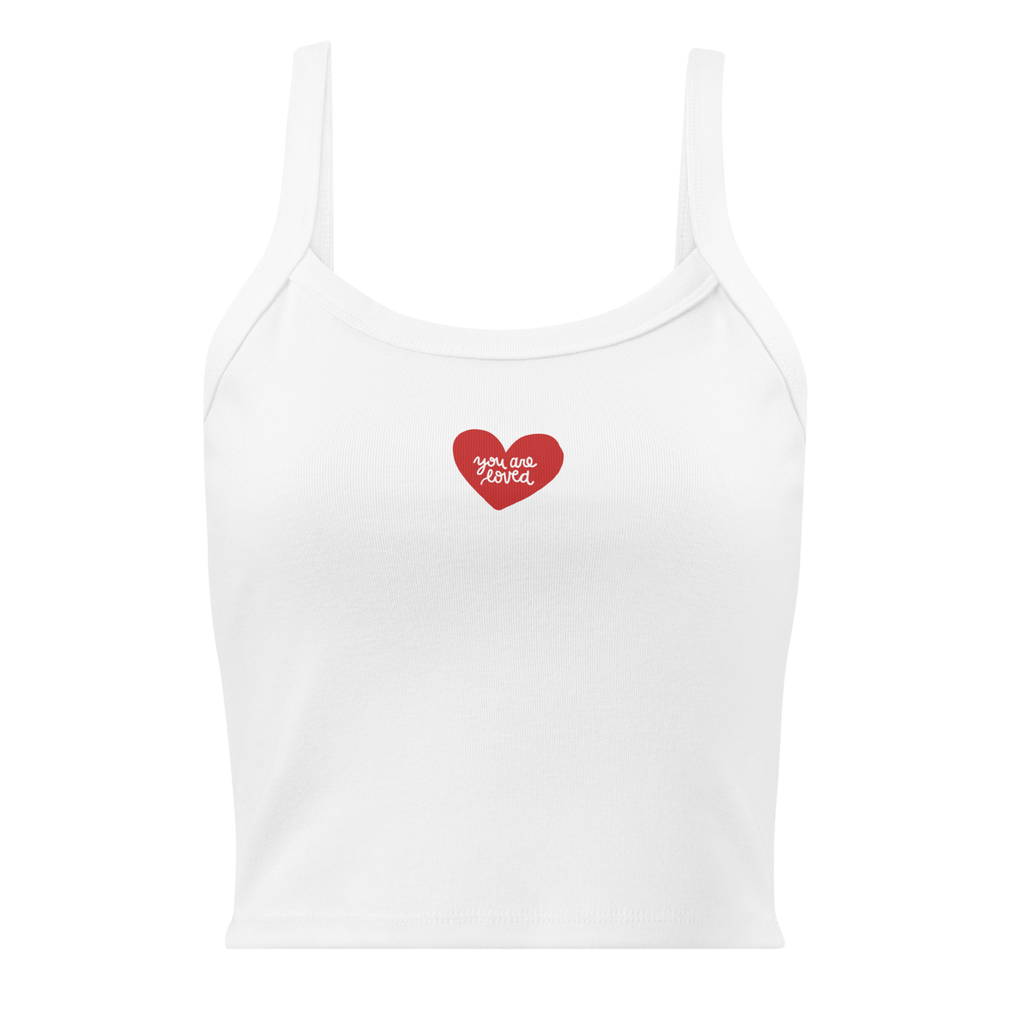 Embroidered Red Heart Tank