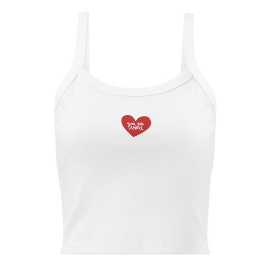 Embroidered Red Heart Tank