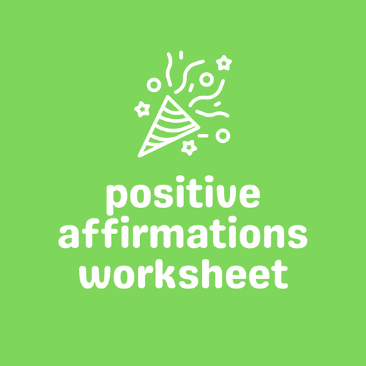 positive affirmations worksheet