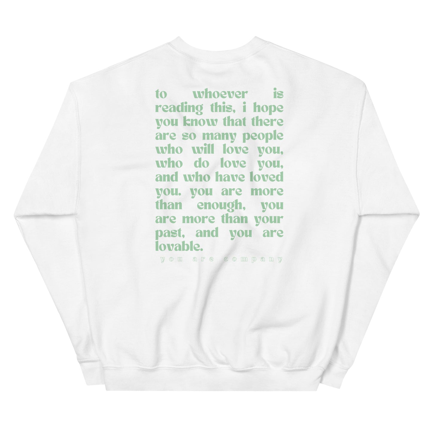 I HOPE YOU KNOW Crewneck | Mint